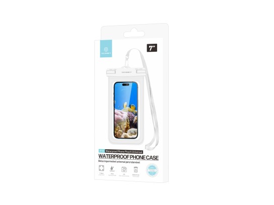 Techancy Universal Wasserdichte Handytasche 7.0 TU7451 Weiß Techancy Universal Wasserdichte Handytasche 7.0 TU7451 Weiß