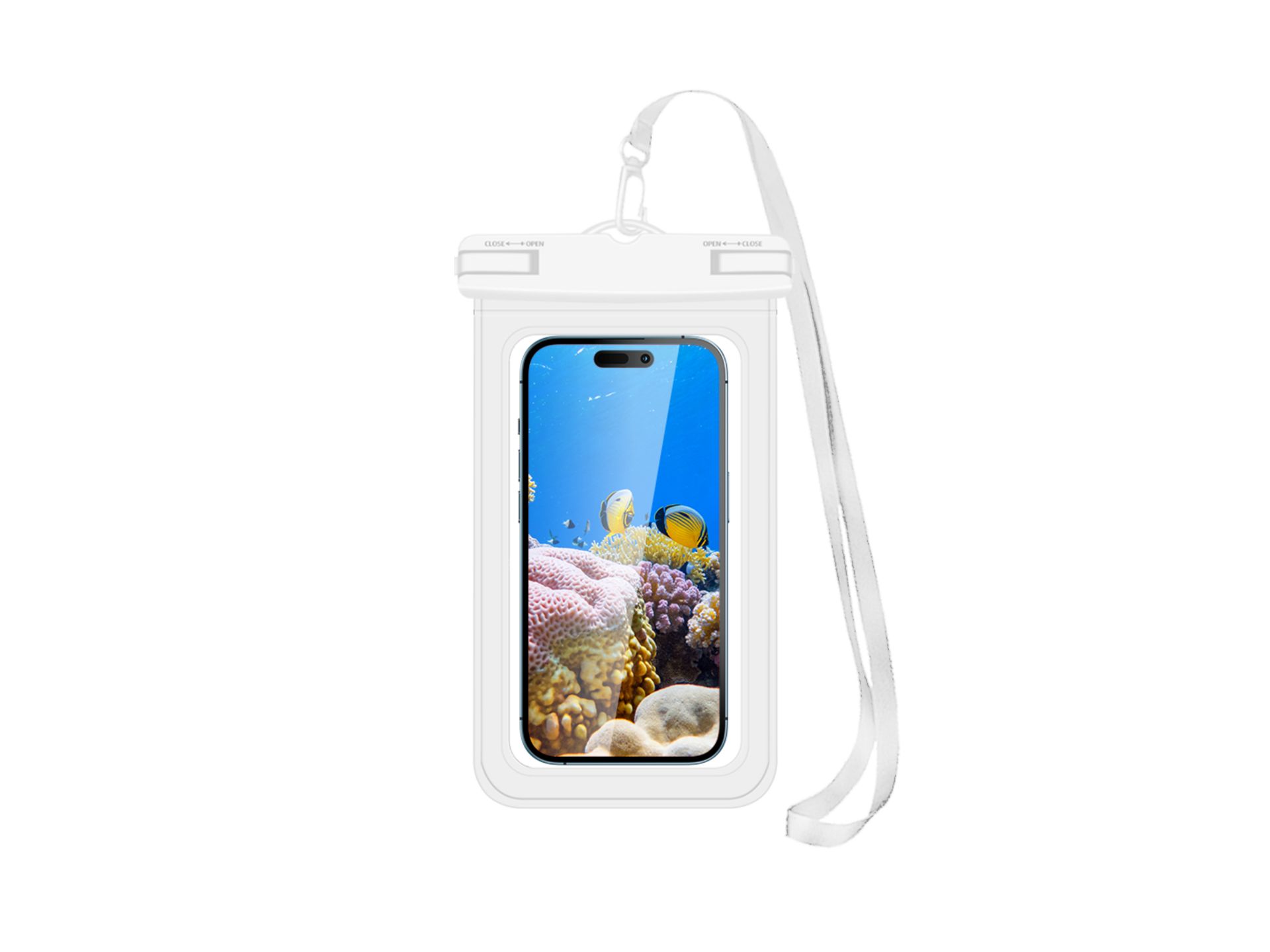 Techancy Universal Wasserdichte Handytasche 7.0 TU7451 Weiß Techancy Universal Wasserdichte Handytasche 7.0 TU7451 Weiß