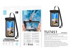 Techancy Etui universel tanche pour tlphone portable 7.0 TU7451 Noir