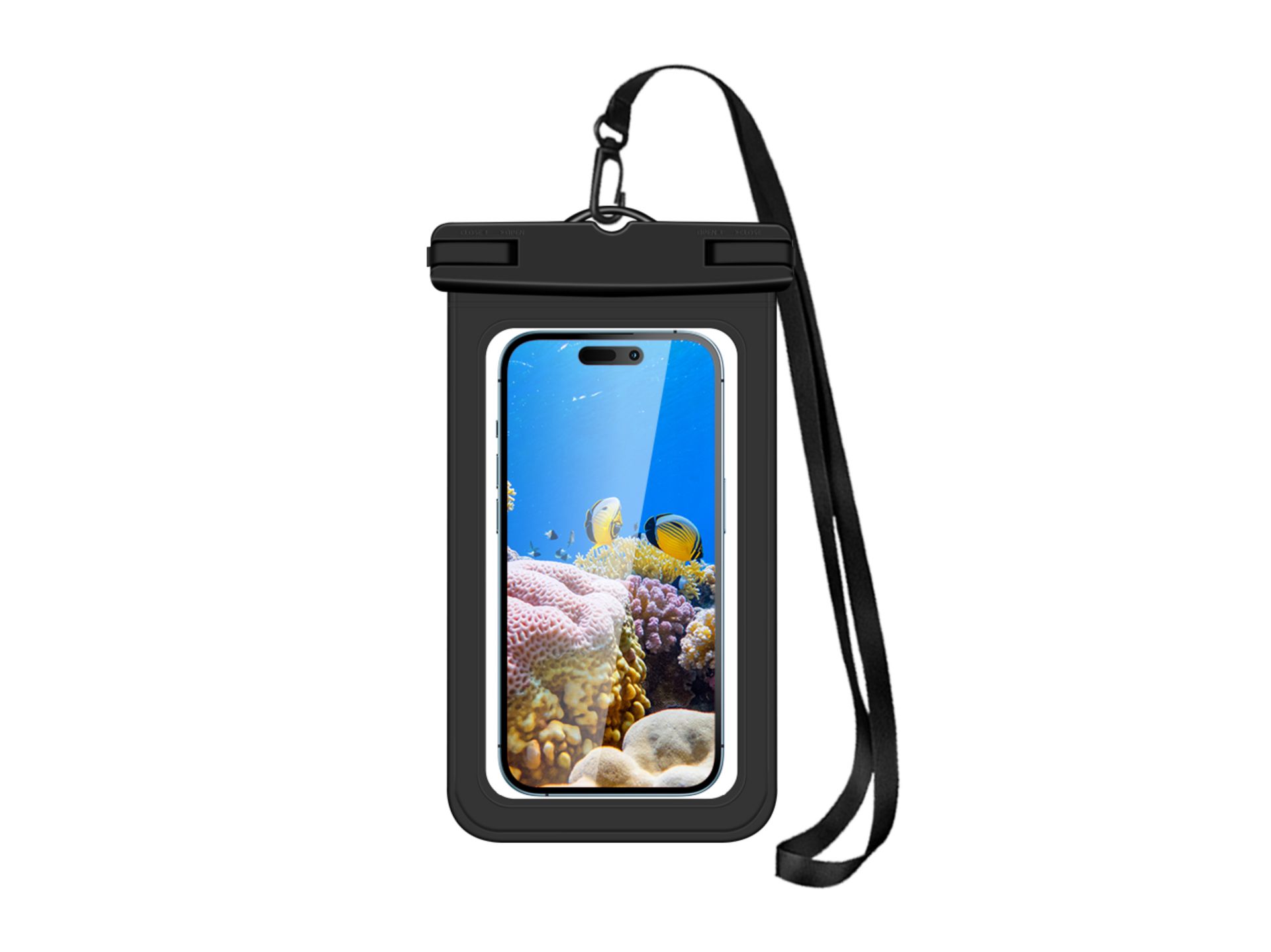 Techancy Universal Waterproof Mobile Phone Case 7.0 TU7451 Black Techancy Universal Waterproof Mobile Phone Case 7.0 TU7451 Black