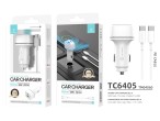 Car Charger Pd20W + Qc3.018W 38 W White + Typec-Typec Pd Cable