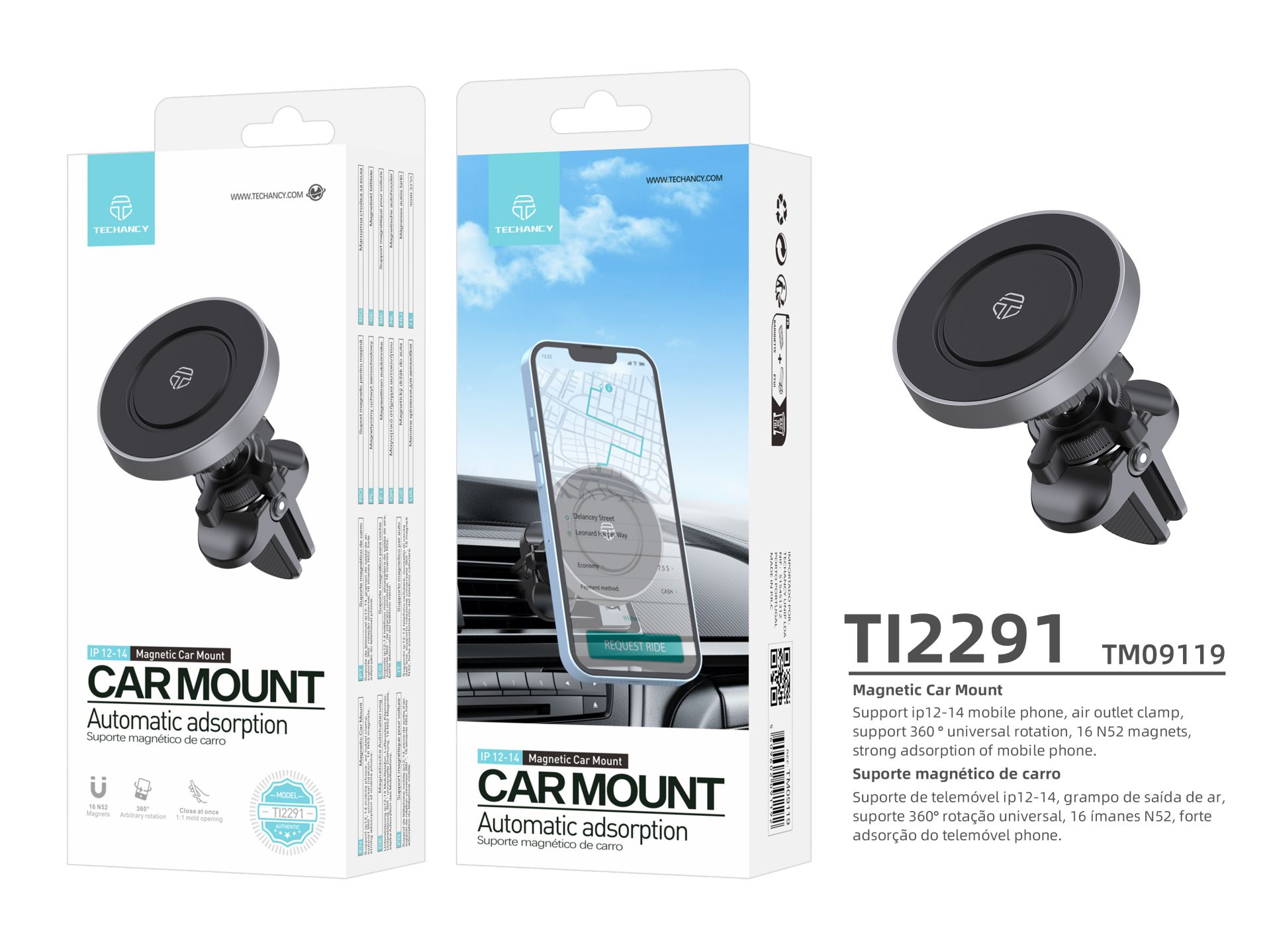 Magnetic Car Holder Compatible with Magsafe Magnetic Car Holder Compatible with Magsafe