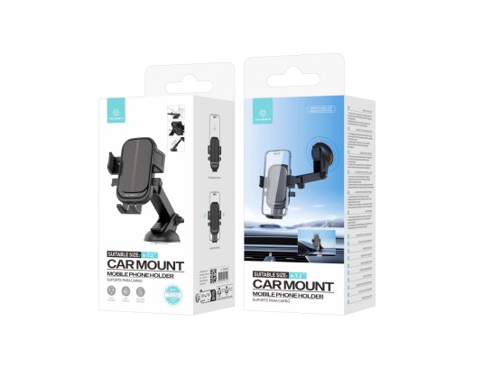 Techancy Mobile Car Holder, Soporte Ajustable Con Ventosa Fuerte Y Rotación De 360° Libera Todos Los Techancy Mobile Car Holder, Soporte Ajustable Con Ventosa Fuerte Y Rotación De 360° Libera Todos Los