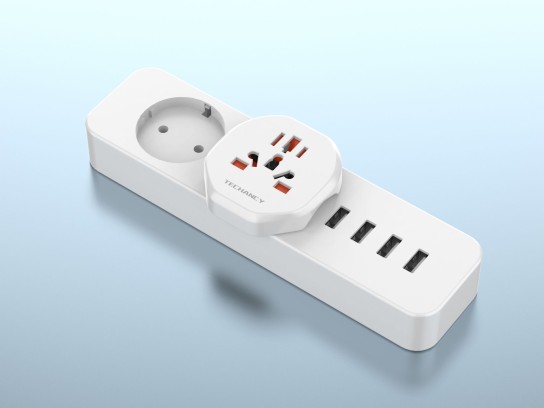 Techancy Adaptador De Tomada De Mundo Para A Ue,Adaptador De Viagem Para Europa Techancy Adaptador De Tomada De Mundo Para A Ue,Adaptador De Viagem Para Europa