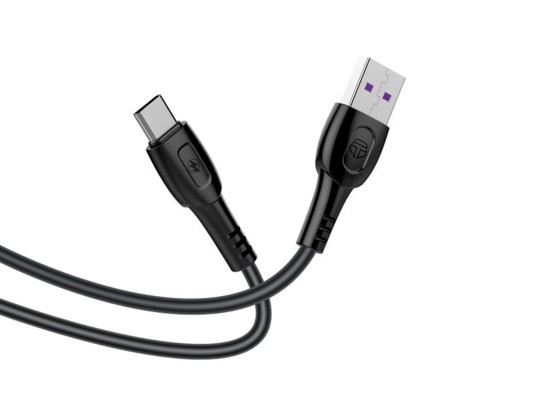 Techancy Data Cable Generation 6A Type-C 1M Black TB1729 Techancy Data Cable Generation 6A Type-C 1M Black TB1729