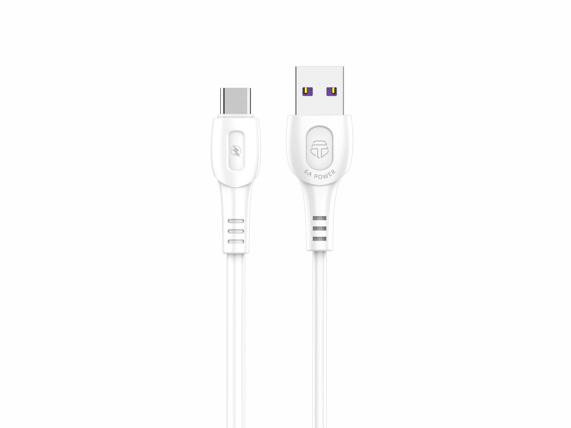 Techancy Data Cable Generation 6A Type-C 1M White TB1729 Techancy Data Cable Generation 6A Type-C 1M White TB1729