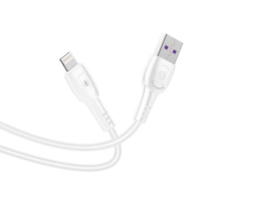 Cable de datos Techancy Generación 6A Lightning 1M Blanco TB1762 Cable de datos Techancy Generación 6A Lightning 1M Blanco TB1762