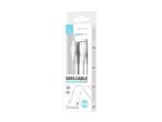 Cable de datos Techancy Generacin 2 6A Tipo-C 1M Blanco TB1730