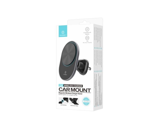 Techancy Telemove Holder With Magnetic Wireless Charger?Compatible With Magsafe Black TF2798 Techancy Telemove Holder With Magnetic Wireless Charger?Compatible With Magsafe Black TF2798