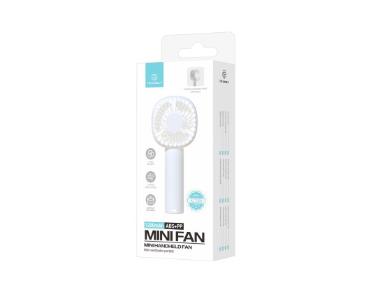Techancy Mini Ventilatore a mano, Ventilatore a mano portatile KL7308 Techancy Mini Ventilatore a mano, Ventilatore a mano portatile KL7308