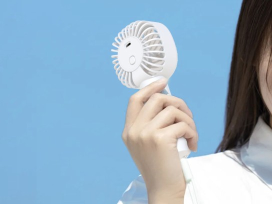 Techancy Mini Ventilatore a mano, Ventilatore a mano portatile KL7308 Techancy Mini Ventilatore a mano, Ventilatore a mano portatile KL7308