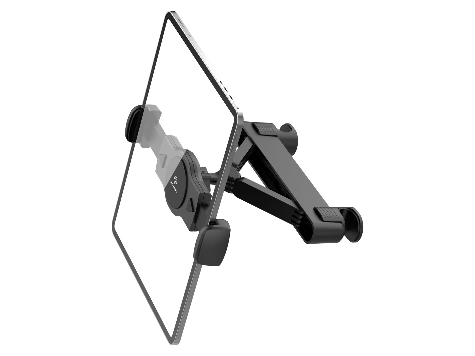 Techancy Supporto per tablet o telefono cellulare per sedile posteriore dell'auto TI2322 Nero Techancy Supporto per tablet o telefono cellulare per sedile posteriore dell'auto TI2322 Nero