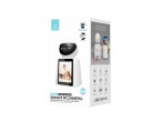 Techancy Camara Vigilancia Con Pantalla SH43 Blanco