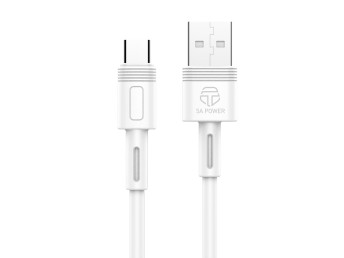 Techancy Jt Macaron Data Cable 5A Type-C 1M TB1728 White