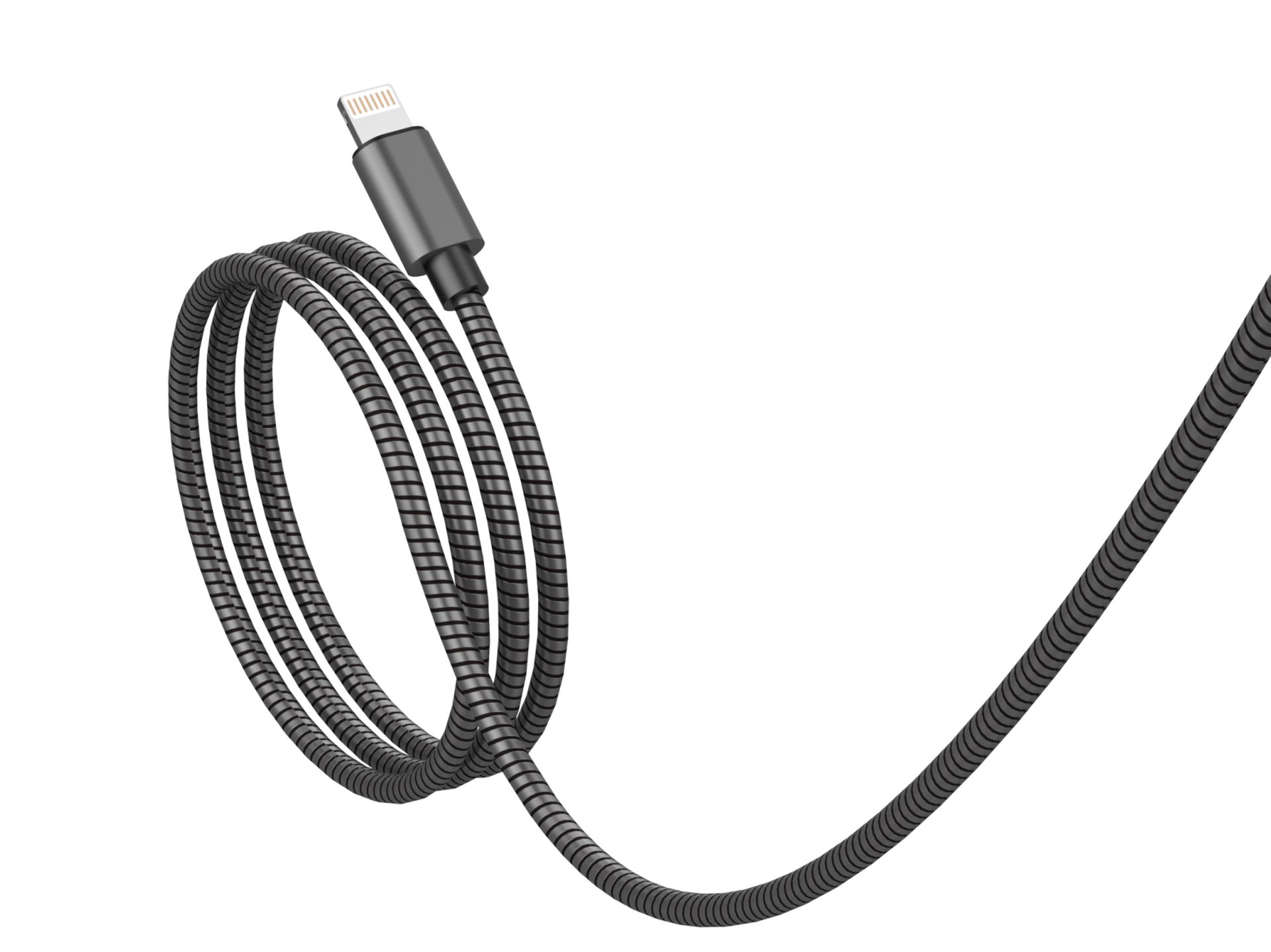 Techancy Cabo Usb -C Para Lightning Aluminio 30W 1M TB1796 Cinza Techancy Cabo Usb -C Para Lightning Aluminio 30W 1M TB1796 Cinza