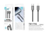 Techancy Usb-C Auf Lightning Aluminium 30W 1M TB1796 Grau