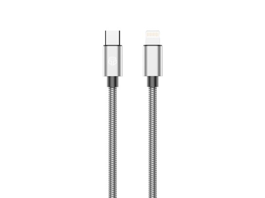 Techancy Usb-C Vers Lightning Aluminium 30W 1M TB1796 Argent