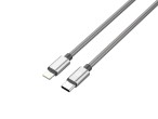 Techancy Da Usb-C a Lightning Alluminio 30W 1M TB1796 Argento