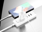 Techancy Charger With Iphone Cable 1A 1M 1Usb TA2798 White