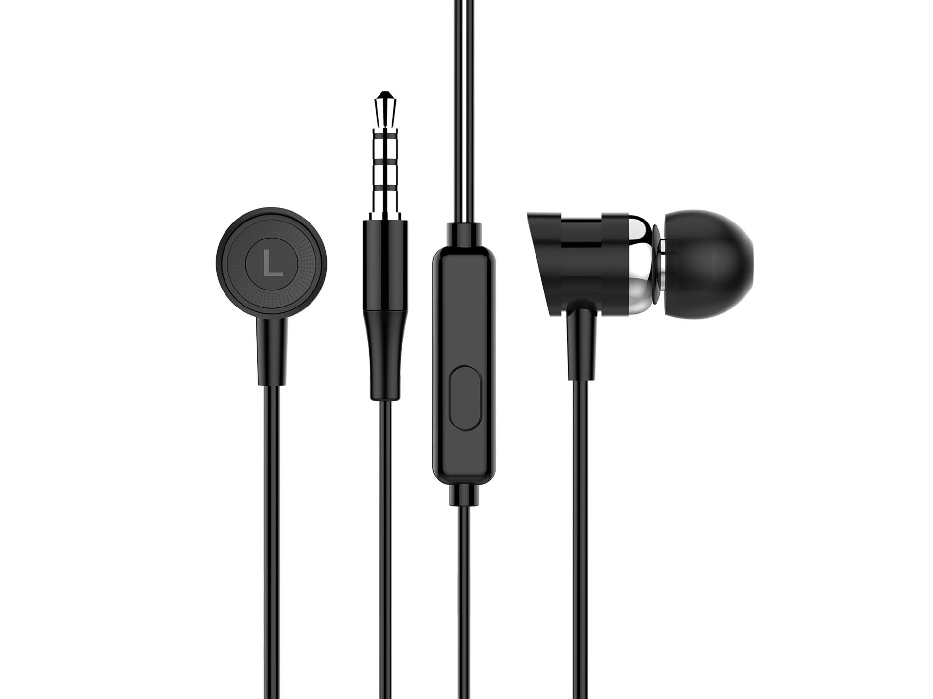 Techancy Auriculares de 3,5 mm TD8032 Negros Techancy Auriculares de 3,5 mm TD8032 Negros