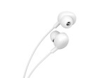 Techancy Wired Earphones (Inear-Microphones-White) TD8040