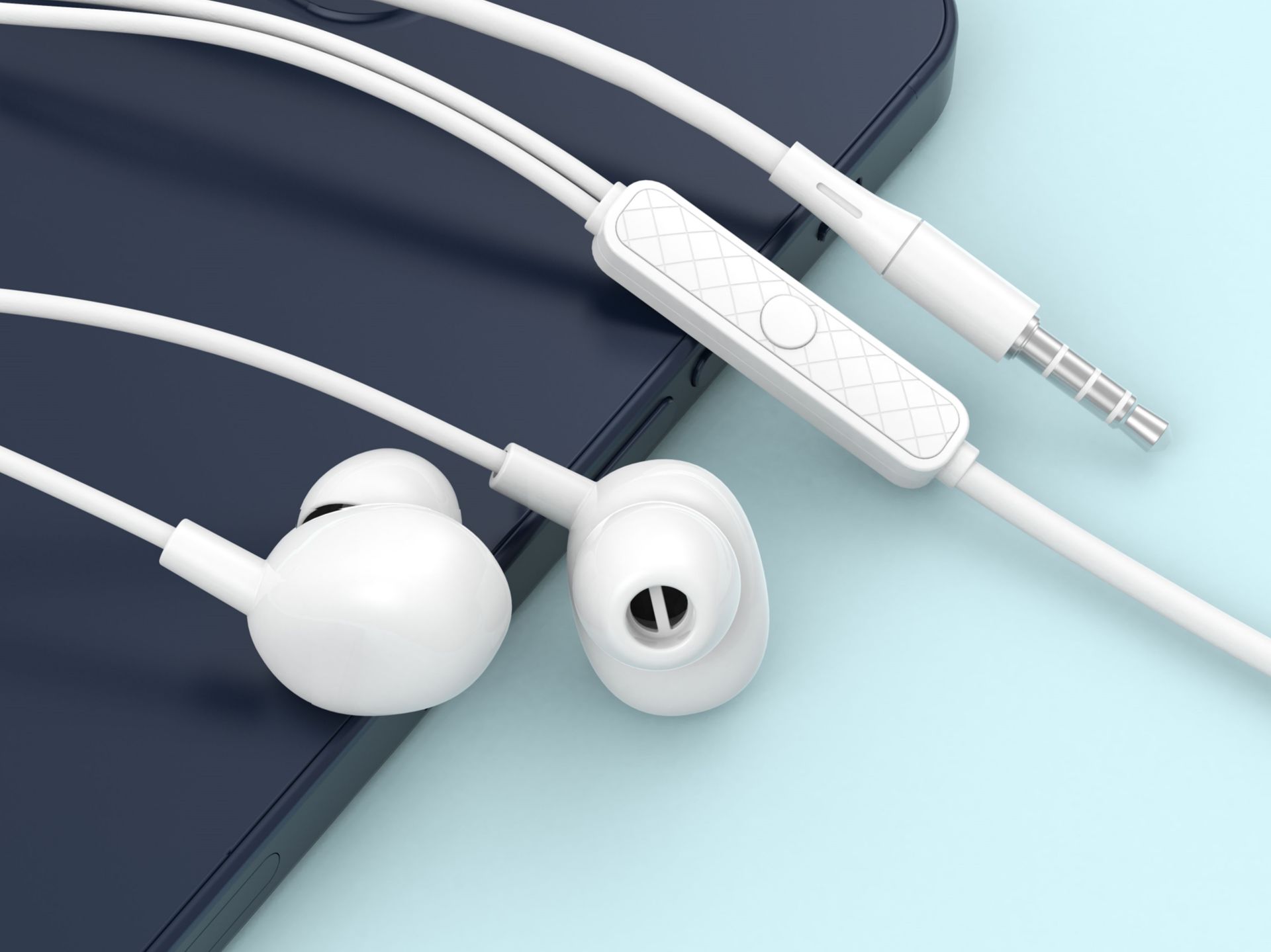 Auriculares con cable Techancy (Inear-Micrófonos-Blanco) TD8040 Auriculares con cable Techancy (Inear-Micrófonos-Blanco) TD8040