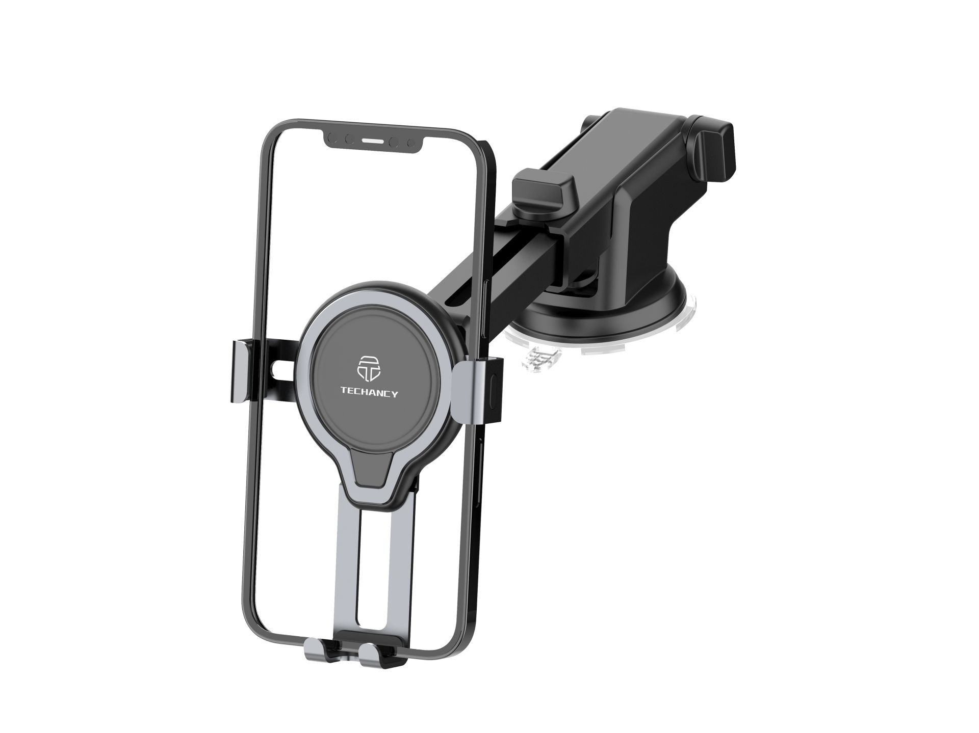 Techancy Supporto universale per cellulare TI2231 Nero-Grigio Techancy Supporto universale per cellulare TI2231 Nero-Grigio