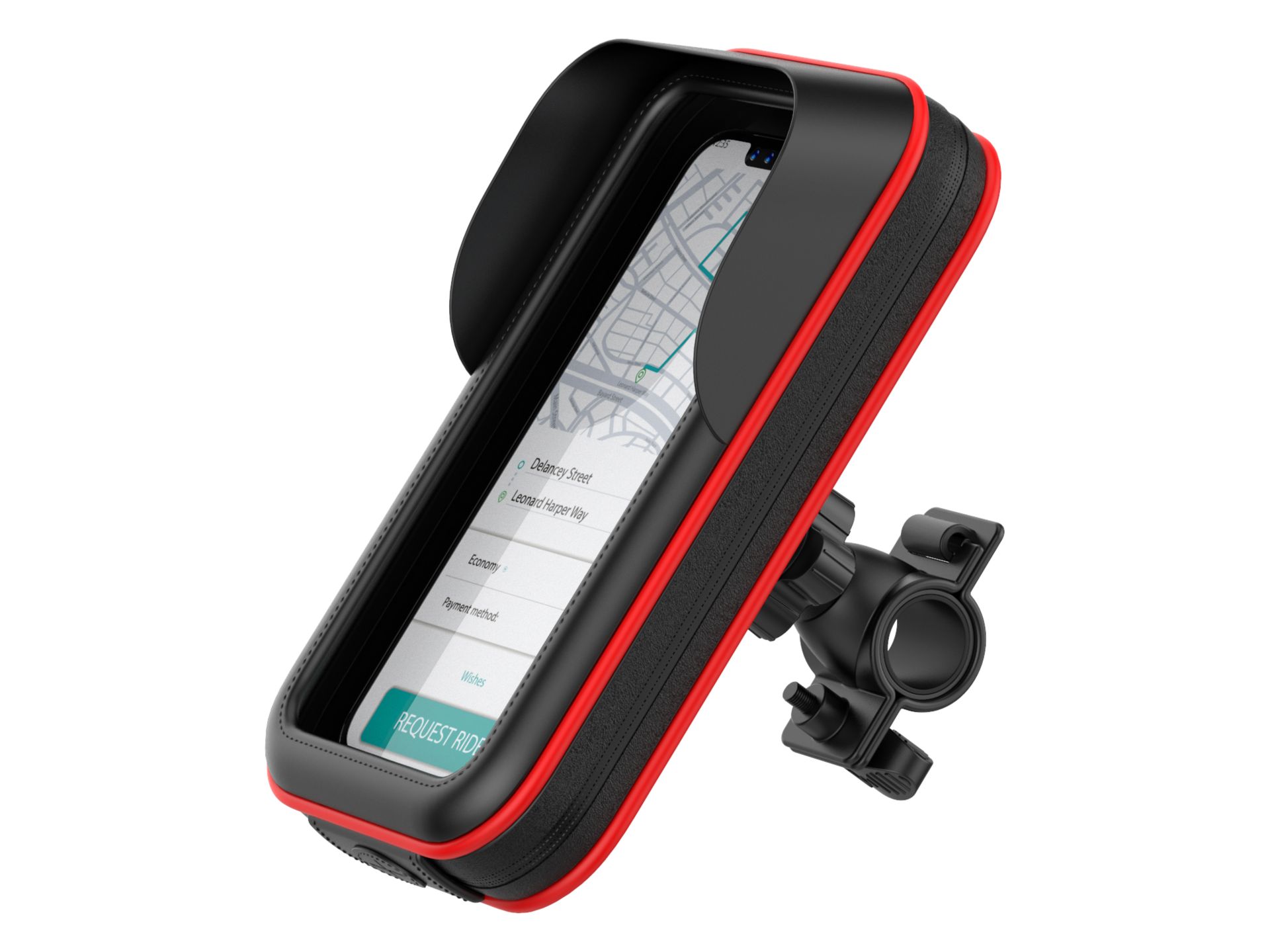 Techancy Nuovo Aggiornamento Supporto Universale per Moto TI2260 Nero Techancy Nuovo Aggiornamento Supporto Universale per Moto TI2260 Nero