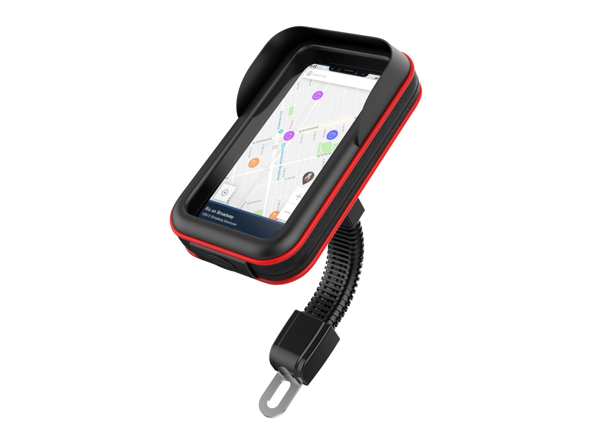 Techancy New Update Universal-Motorradhalterung TI2261 Schwarz Techancy New Update Universal-Motorradhalterung TI2261 Schwarz
