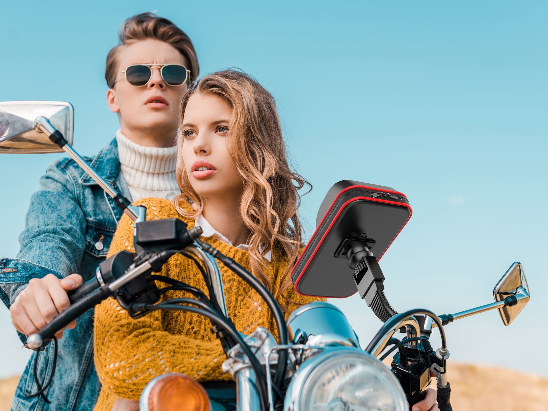 Techancy New Update Universal-Motorradhalterung TI2261 Schwarz Techancy New Update Universal-Motorradhalterung TI2261 Schwarz