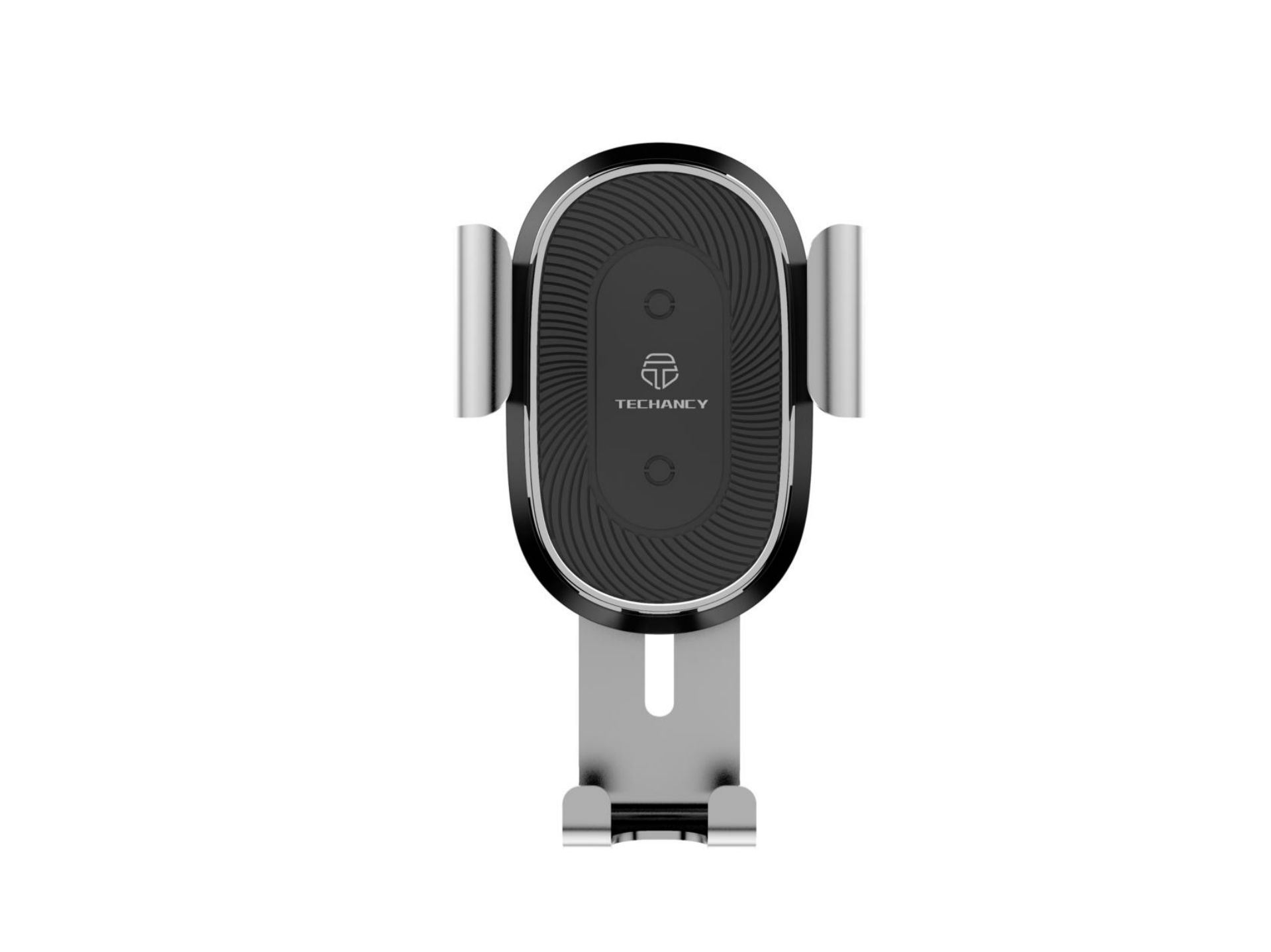 Techancy Soporte Para Coche Con Cargador Inalámbrico 15W TF2795 Plata Techancy Soporte Para Coche Con Cargador Inalámbrico 15W TF2795 Plata