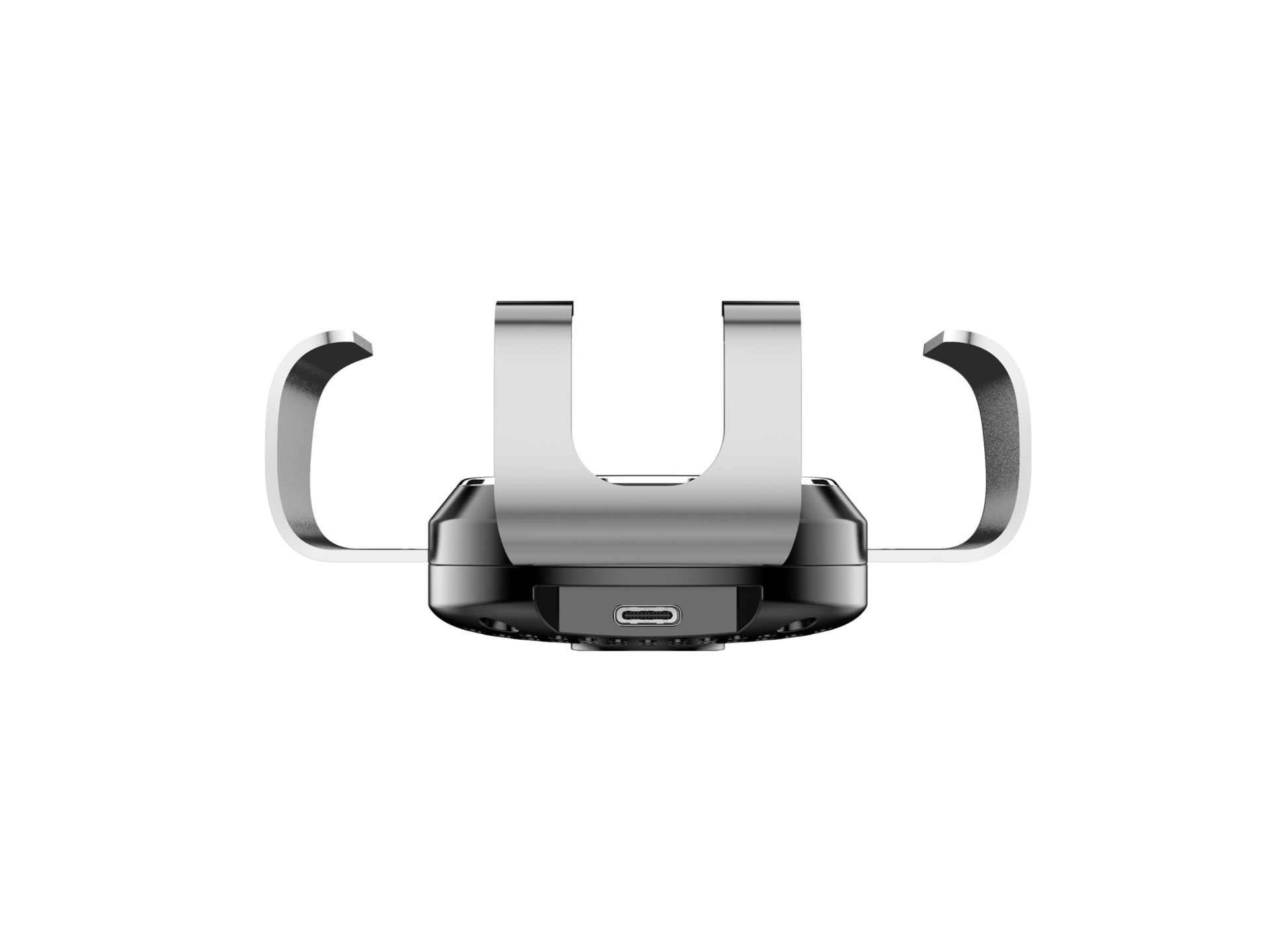 Techancy Soporte Para Coche Con Cargador Inalámbrico 15W TF2795 Plata Techancy Soporte Para Coche Con Cargador Inalámbrico 15W TF2795 Plata