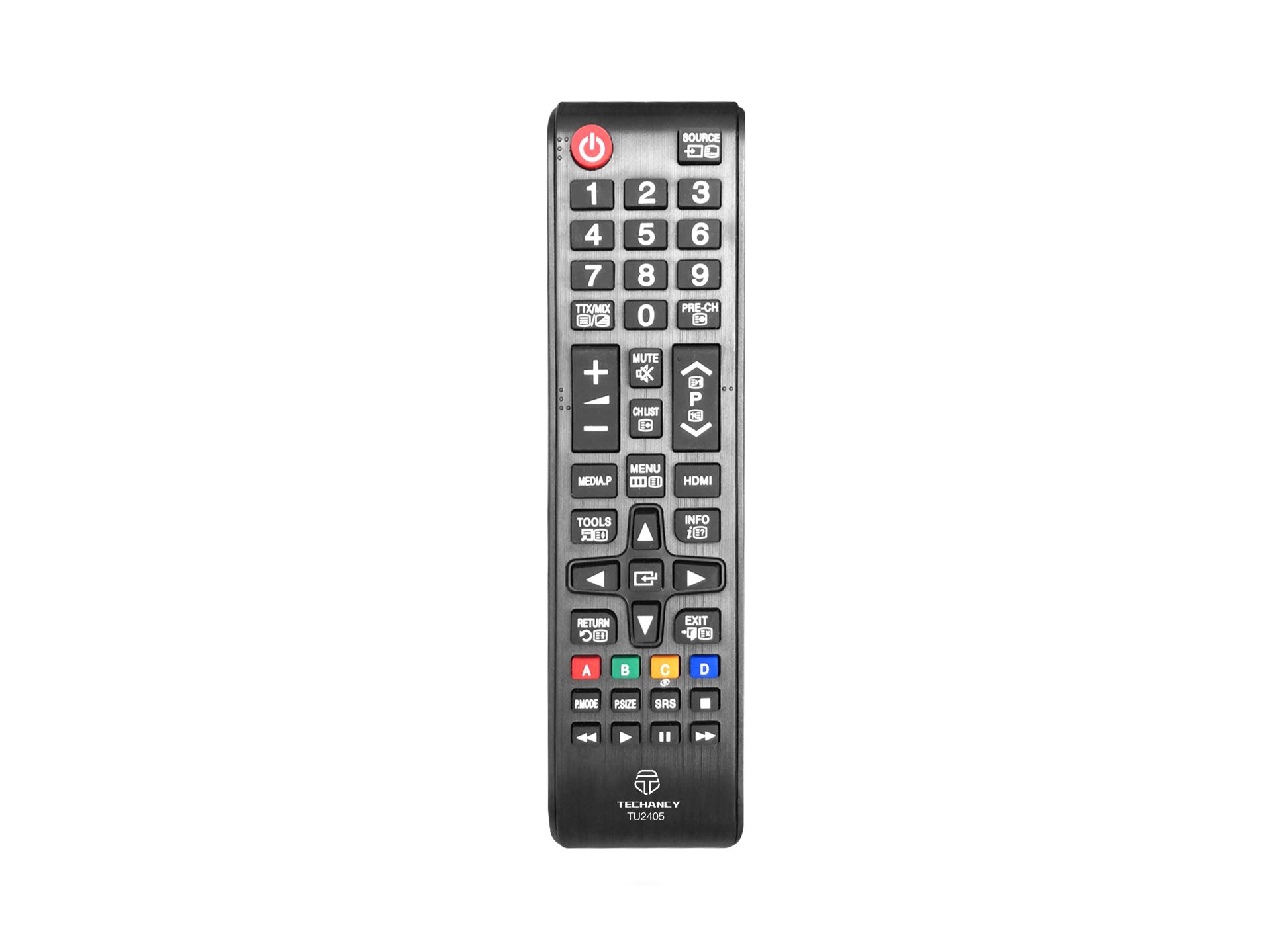 Techancy Tv Remote Without Settings For Samsung TU2405 Black Techancy Tv Remote Without Settings For Samsung TU2405 Black
