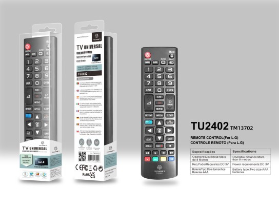 Techancy Tv Remote Without Settings For Lg TU2402 Black Techancy Tv Remote Without Settings For Lg TU2402 Black