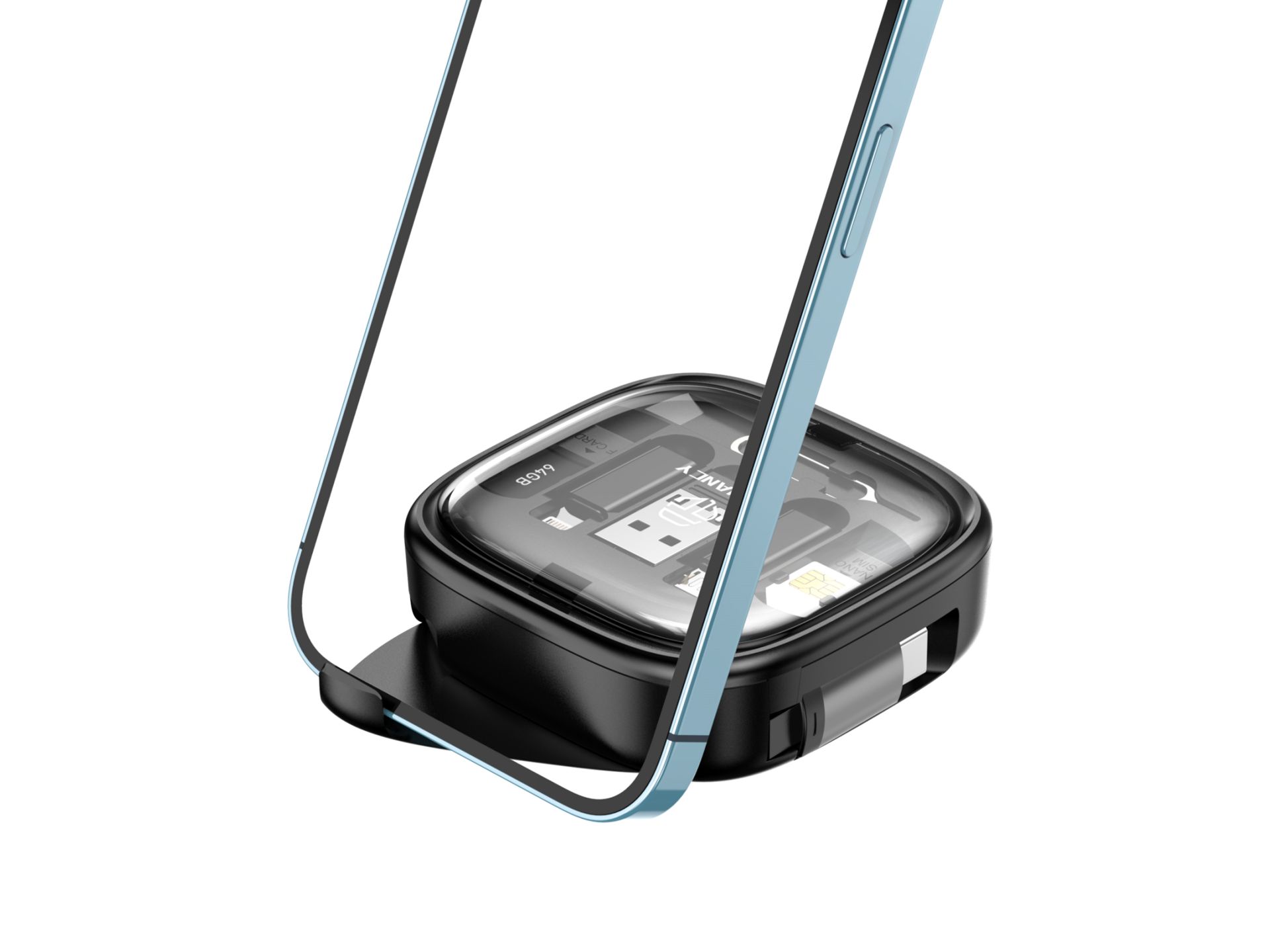 Techancy TV3758 Multifunction Phone Case Black Techancy TV3758 Multifunction Phone Case Black