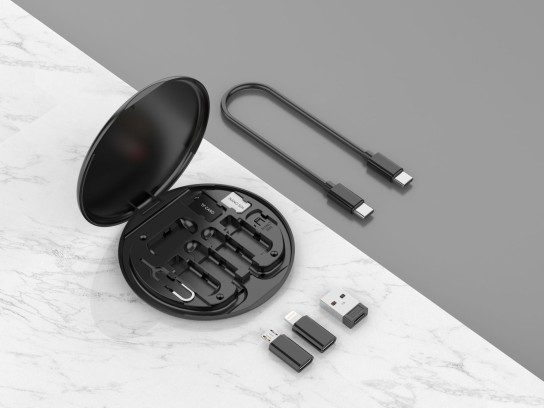 Techancy Multi-Function Mobile Phone Case TV3757 Black Techancy Multi-Function Mobile Phone Case TV3757 Black