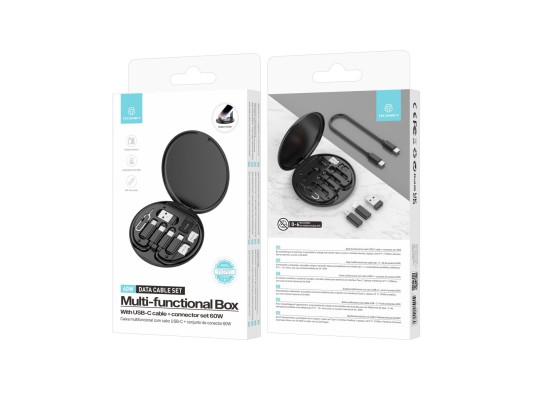 Techancy Multi-Function Mobile Phone Case TV3757 Black Techancy Multi-Function Mobile Phone Case TV3757 Black