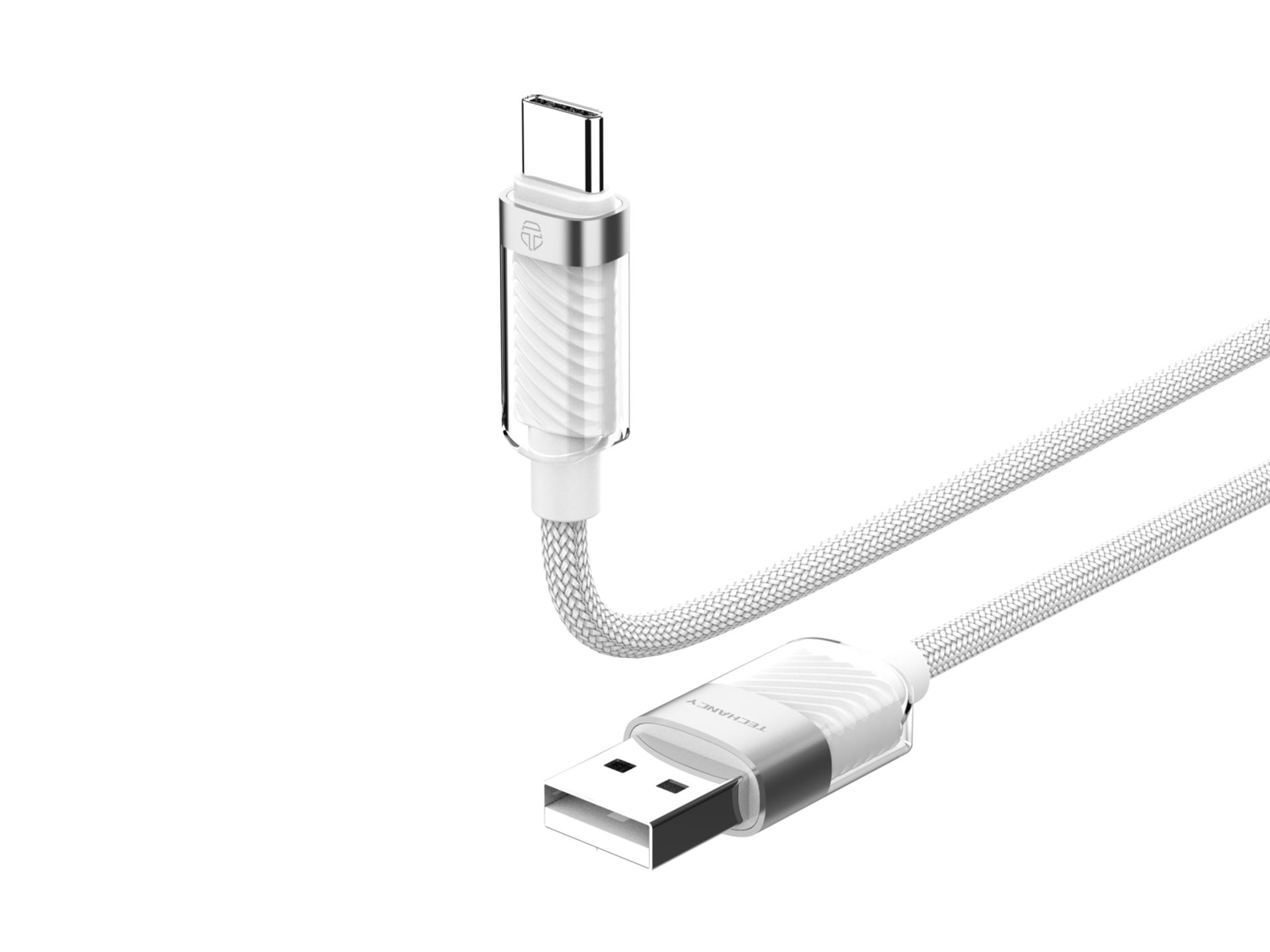 Techancy Câble de données USB pour TYPE-C 1M 3A, Câble de charge rapide A-C pour Smartphones, Tablet Techancy Câble de données USB pour TYPE-C 1M 3A, Câble de charge rapide A-C pour Smartphones, Tablet