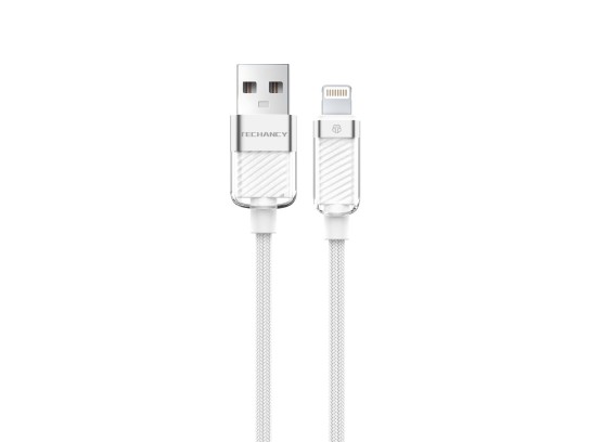 Techancy Cble de donnes USB pour iPhone 11-14 1M/3A, Cble de charge rapide A-L pour iPhone 11-14,