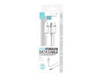 Techancy Cable de datos USB-C a USB-C 1M/60W, Blanco, Cable de carga rpida C-C para smartphones, ta