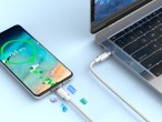 Cavo dati da USB-C a USB-C di Techancy da 1M/60W, bianco, cavo di ricarica rapida C-C per smartphone