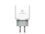 Techancy Carregador de Parede 2USB 2.4A, Adaptador de Carregamento Rapido TA2754 para Smartphones e 