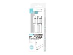 Techancy Cble de donnes USB-C vers iPhone 11-14 1M/27W, Blanc, Cble de charge rapide C-L pour iPh