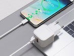 Techancy 43W Fast Charger PD3.0+PPS+QC3.0 USB - with USB-C to USB-C Cable 1m 3A, Compatible with iPh