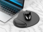 Techancy TW2773 Mouse Pad with Memory Foam Support - Wrist Rest for Office and Gaming, Anti-Slip and