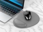 Techancy TW2773 Mouse Pad with Memory Foam Support - Wrist Rest for Office and Gaming, Anti-Slip and