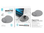 Techancy TW2773 Mouse Pad with Memory Foam Support - Wrist Rest for Office and Gaming, Anti-Slip and