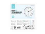 Techancy ME2622 Wall Clock 30CM, Three-Dimensional Lettering, Modern Design, High-Precision Technolo
