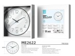 Techancy ME2622 Wall Clock 30CM, Three-Dimensional Lettering, Modern Design, High-Precision Technolo