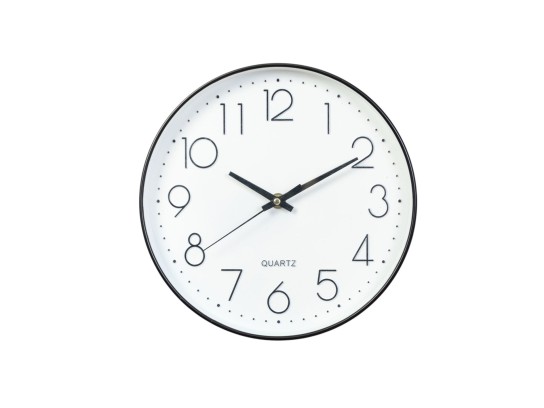 Techancy ME2622 Wall Clock 30CM, Three-Dimensional Lettering, Modern Design, High-Precision Technolo